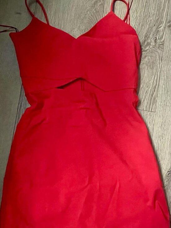 Zara Dresses & Skirts - Orange-red mini Zara dress S
